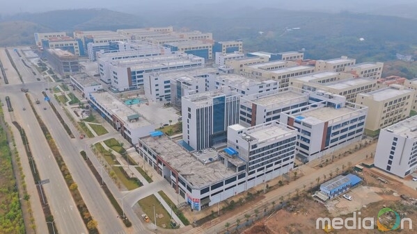 Photo shows the Mule textile and clothing industry park in Guiping which has been put into operation. (Provided by Lin Qiuyun)