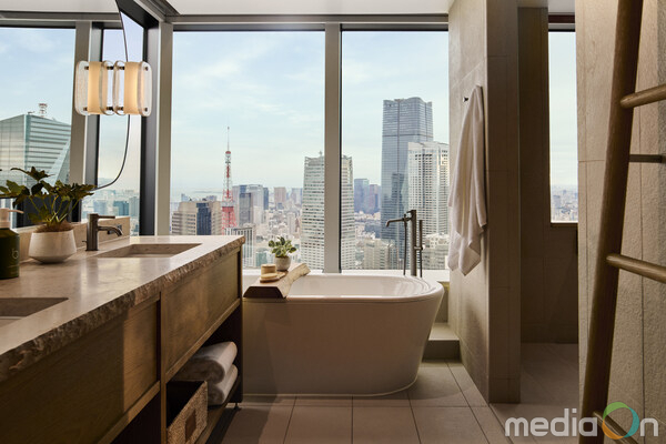 Panoramic Tower Suite at 1 Hotel Tokyo Credit: Mikkel Vang